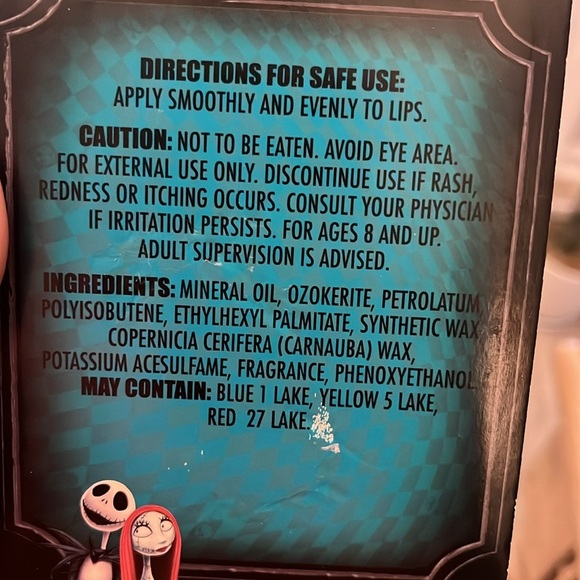 Disney Flavored Lip Balm Nightmare Before Christmas Pack of 8 NWT - Picture 5 of 8
